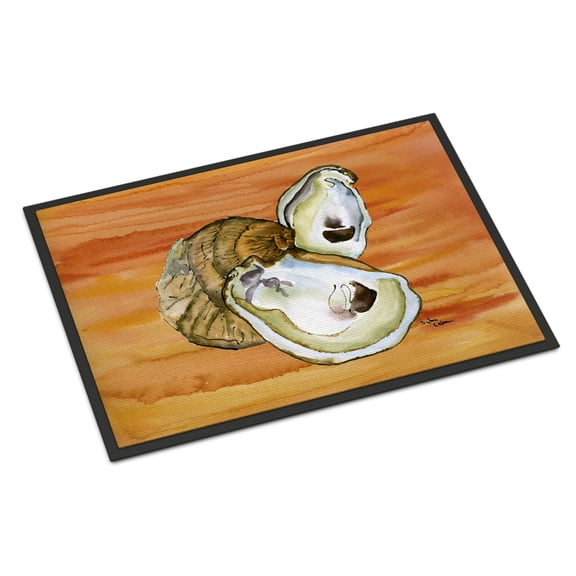 Carolines Treasures 8142-JMAT 36 x 24 in. Oyster Indoor Or Outdoor Doormat