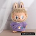 thumbnail image 3 of Ropa de muñeca Labubu de 38cm, sudaderas con capucha, ropa de muñeca, accesorios de muñecas, decoración linda, ropa pequeña, 3 of 5