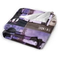 thumbnail image 5 of Flannel Blanket The Birthday Rock Massacre Band Throws Blankets Super Soft Fleece Air Conditioning Blankets for All Season 80"x60", 5 of 9
