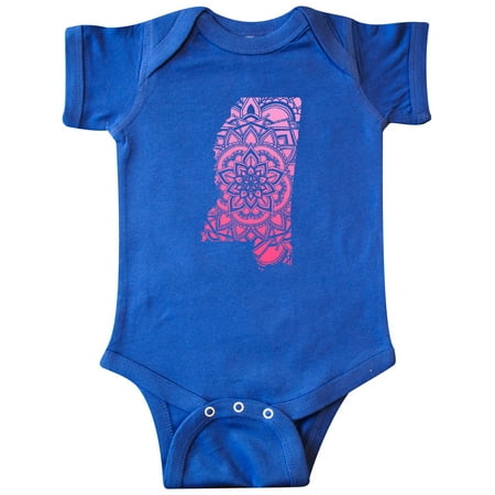 

Inktastic Mississippi Silhouette Mandala Gift Baby Boy or Baby Girl Bodysuit