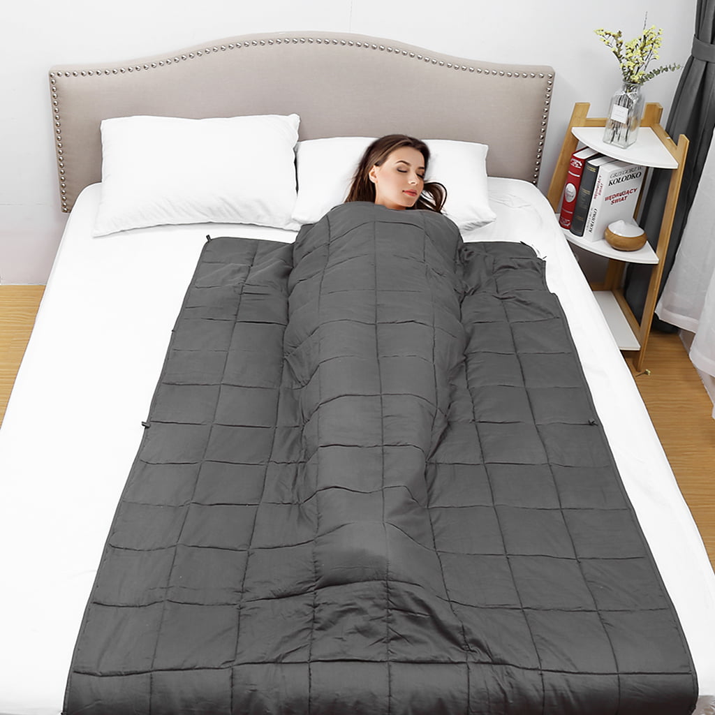 60x80 Inches Weighted Blanket, 20 lbs Made of 100% Breathable Cotton