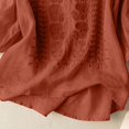 thumbnail image 3 of Embroidered Cotton Linen Tops for Women 3/4 Sleeve V-Neck Summer Boho Peasant Gauze Button Up Shirts Loose Tunics Gauze Blouses, 3 of 5