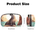 thumbnail image 5 of Sea Lion Waterproof Oxford Fabric Charger Case with Charger Pouch, Cable Organizer, and Cord & Cable Organizer- Digital Travel Bag- 5.9x9.44x3.14 in, 5 of 6