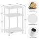 thumbnail image 3 of Mesa auxiliar Apicizon de madera MDF blanca de 3 niveles, 40 x 30 x 62 cm, 3 of 7