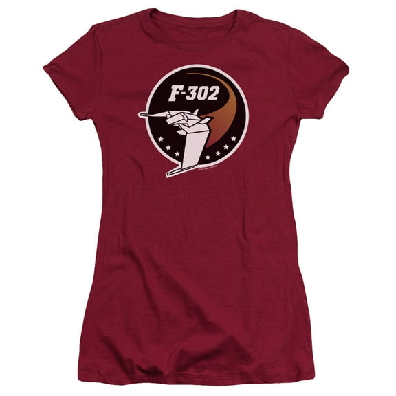 Sg1 F302 Logo Junior Women's T-Shirt Sheer Cardinal