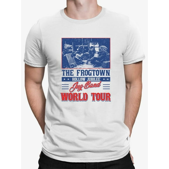 Frogtown Hollow Retro Jug-Band Holiday T-shirt Men's