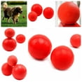 thumbnail image 4 of 1PC Indestructible Solid Rubber Ball Pet cat Dog Training Chew Play Fetch Bite Toy, 4 of 6