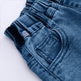 thumbnail image 2 of OGLCCG 3 Pack Girls Jean Shorts Kids High Waist Athletic Denim Shorts with Pockets Summer Casual Straight Leg Shorts for Teen Girl 3-15 Years, 2 of 8
