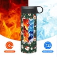 thumbnail image 6 of Uemuo Festive Forest Friends Print 18oz Sports Insulated Kettle, Water Bottle, Outdoor Sports Bottle, Insulated Hydration Bottle with Handle & Flip Straw, 6 of 8