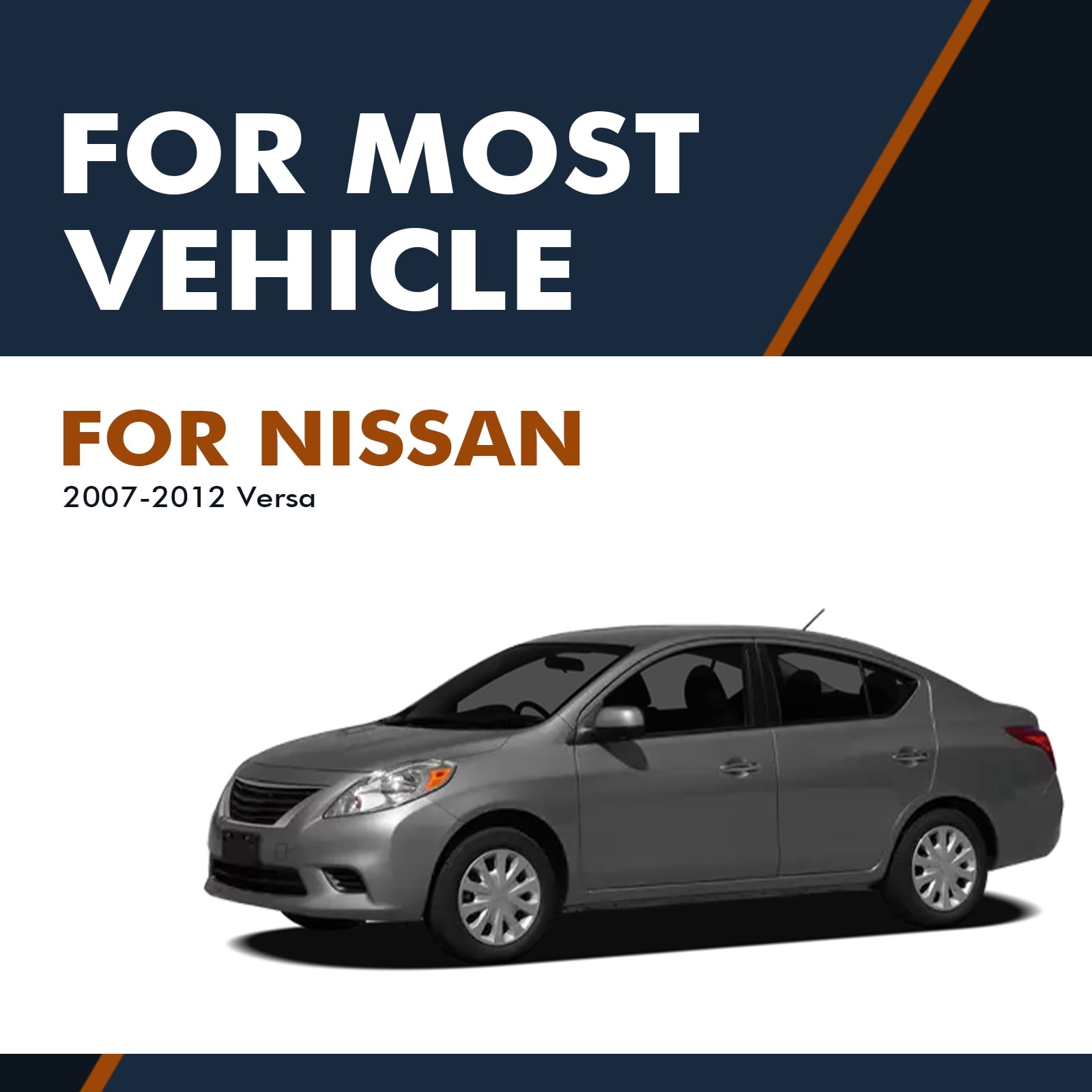 Pair Rear Shock Absorber For 2007-2012 Nissan Versa