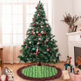 thumbnail image 6 of Kdxio Cactus Print Christmas Tree Skirt Christmas Xmas Tree Skirts Mat for New Year Holiday Christmas Party Decorations-36", 6 of 6