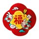 thumbnail image 3 of Funda de almohada decorativa tradicional bordada Estilo D, 3 of 9