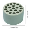 thumbnail image 2 of Arreglo floral Wdftyju ramo plástico espiral soporte 2 tallos piezas verdes, 2 of 6