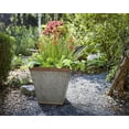 thumbnail image 2 of Southern Patio 16" Rustic Resin Faux Galvanized Square Planter, 2 of 9
