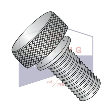 

10-32 x 5/8 Knurled Thumb Screws | Washers Face | Stainless Steel (Quantity: 100)