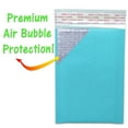 thumbnail image 2 of Aqua Teal Kraft Bubble Mailers! Colorful Unique Quality Padded Envelope Mailers, Cushioned Peel n Seal Shipping Mail Postal Bags, 2 of 10