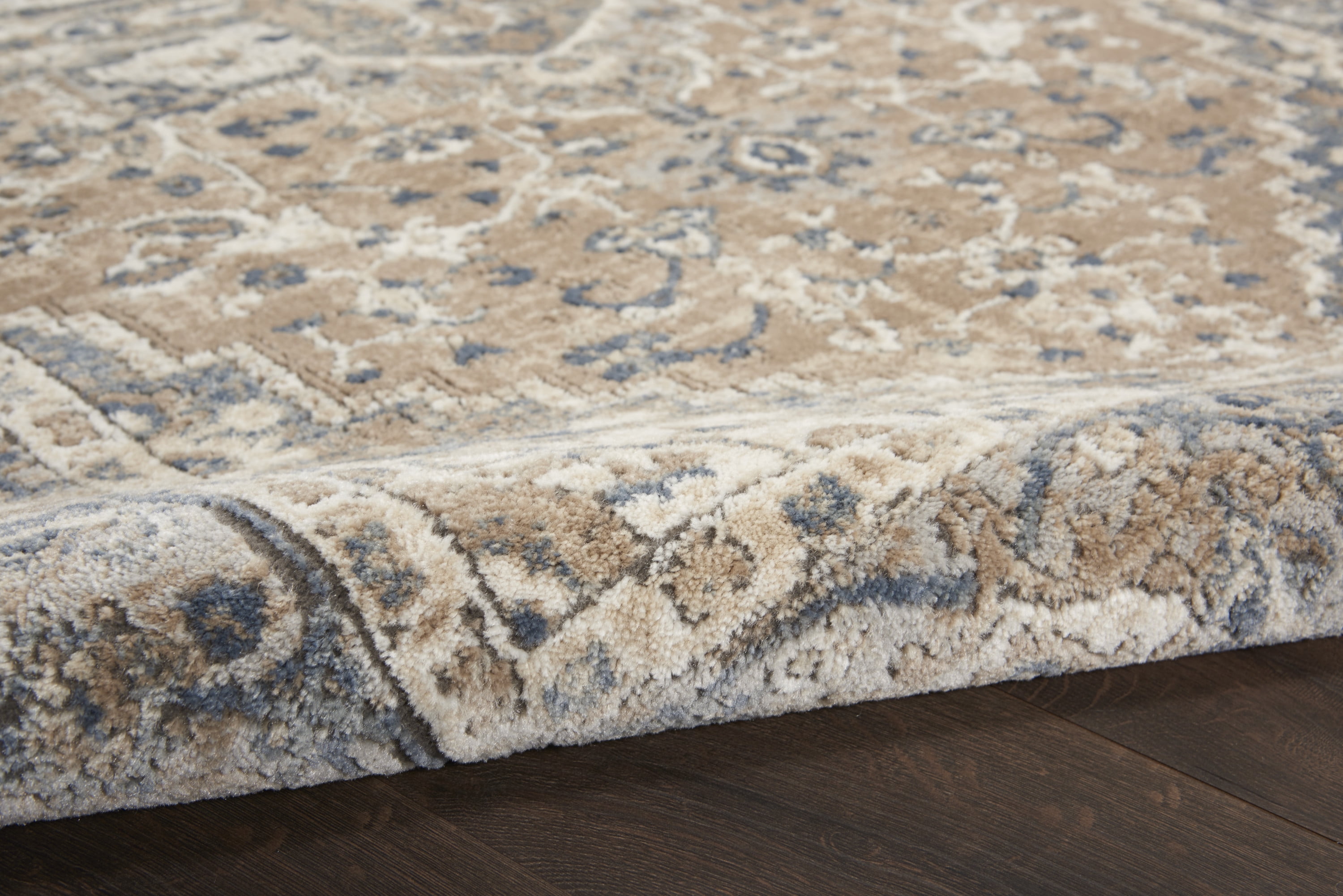 Nourison Concerto French country Beige/Grey 7'10" x 9'10" Area Rug, (8x10)