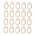 thumbnail image 5 of Worgeous Elegant Khaki Plastic Napkin Rings for Party Use Egg Shape Design Fits Most Tables 20 Pieces, 5 of 8
