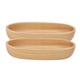 thumbnail image 2 of Bandeja De Madera Ovalada, Plato De Madera De Madera De Caucho Para Mesa De Comedor Cergrey Wooden Towel Tray, 2 of 8