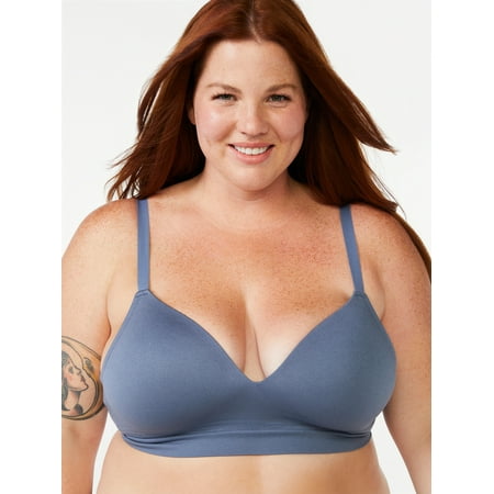

Joyspun Women s Seamless Light Lift Wire Free Bra Sizes S to 3XL
