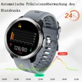 thumbnail image 4 of Reloj resistente al agua IP68, podómetro, monitor de presión arterial, monitor de frecuencia cardíaca, contador de calorías, compatible con Bluetooth, Android con iO, 4 of 6