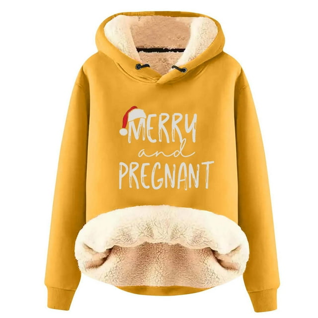 Aqestyerly Haut de Noël pour Femmes, Chandail en Molleton Mode à Manches Longues et Col Rond avec Lettres Imprimées