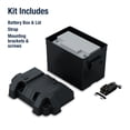 thumbnail image 5 of Attwood Group 24 Black Vented Marine Battery Box with Hold-Down Strap, 5 of 7