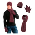 thumbnail image 2 of Gorro Bufanda Guante Conjunto Térmico Invierno Frio Unisex, 2 of 7