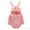 Pink, variant on Bagilaanoe Newborn Baby Girl Easter Rompers Rabbit Long Sleeve Hoodie Bodysuit 6M 12M 18M 24M Infant One Piece Jumpsuit