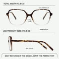 thumbnail image 2 of Gafas de bloqueo de luz azul miyya de gran tamaño para mujer, 2 of 6