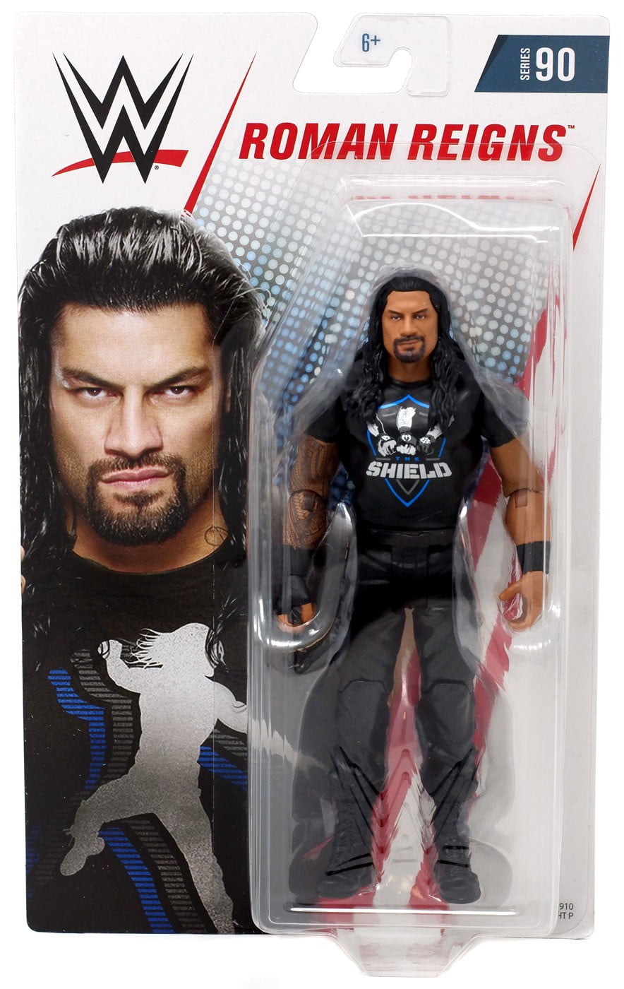 Wwe Wrestling Series 90 Roman Reigns Action Figure Shield Shirt Walmart Com