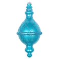 thumbnail image 1 of Vickerman MT198812D 10 in. Turquoise Candy Glitter Net Drop Ornament, 1 of 1