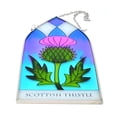 thumbnail image 2 of Scottish Thistle Gothic Stained Glass Panel Suncatcher, 2 of 4
