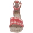 thumbnail image 3 of Vince Camuto Womens Maaza Embellished Ankle Strap Wedges Pink 7.5 Medium (B,M), 3 of 3