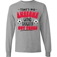 thumbnail image 3 of Inktastic That's My Awesome Granddaughter out There with Soccer Balls Long Sleeve T-Shirt, 3 of 5