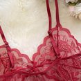 thumbnail image 4 of Levmjia Women's Lace Nightgown Set Deep V Backless Fashion Printed Suspender Adjustable Straps Sleepwear for Honeymoon Underwear Valentine, 4 of 7