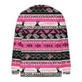 thumbnail image 5 of Brnmxoke Woman Ugly Sweater Christmas Open Front Xmas Plus Size Button Down Knitted Cardigans Crochet Fall Winter Print Long Sleeve Coat Hot Pink,L, 5 of 5