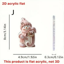 Kbndieu 26 Letter Ornaments for Christmas Tree, Initial Ornaments Christmas Tree Decorations Christmas Ornaments Christmas Hanging Decor Gifts for Women Men Friends Family Party Indoor J