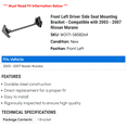 thumbnail image 2 of Front Left Driver Side Seat Mounting Bracket - Compatible with 2003 - 2007 Nissan Murano 2004 2005 2006, 2 of 2