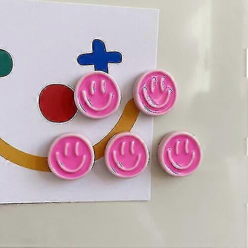 Cartoon Smiley Face Refrigerator Magnets Nordic Ins Wind Personality Home Whiteboard Decoration Photo Message Board
