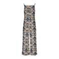 thumbnail image 4 of Combinaison pour Femmes, Sans Manches, Col en V, Coupe Ample avec Bretelles Arrière Réglables et Poches avant, Polyester Tenue Décontractée d'Été, 4 of 8