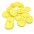 thumbnail image 1 of Simulation Lemon Slices Plastic Fake Artificial Fruit Mini Small Lifelike Model Party Kitchen Wedding Decoration Slices Lights Decorative Fake Fruit (Yellow Lemon Slice, 10 Pieces), 1 of 5