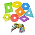 thumbnail image 2 of Tarjetas de cordones de madera, regalos del Día de San Valentín para niños, formas de cordones para jardín de infantes, habilidades motoras finas de, 2 of 9