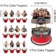 thumbnail image 3 of 44 Pcs Boxing Party Supplies, Wrestling Fighting Theme Birthday Party Set, Includes Happy birthday banner, Cake topper, Cupcake Toppers, 3 of 4