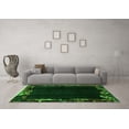 thumbnail image 3 of Ahgly Company Indoor Rectangle Abstract Green Modern Area Rugs, 5' x 8', 3 of 4