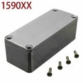 thumbnail image 1 of Effect Aluminum Box Metal Electric Case Instrument Silver Enclosure Project Box, 1 of 10