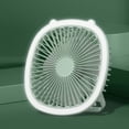 thumbnail image 4 of Ventilador de tejado de 1200MA con atenuación continua, ventilador de Camping de 3 velocidades, recargable por USB con , ventilador colgante verde Macarena Ventilador, 4 of 8