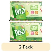 (2 pack) Plezi Apple Splash Kids Juice Drink 6.75oz 8pk Juice Box