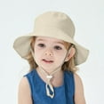 thumbnail image 2 of Otqutp 3 to 12 Months Children Casual Head Cap Cap Girls Boys Spring Summer Outdoor Shade Solid Color Sun-screen Hat Adjustable Fisherman Hat, 2 of 4