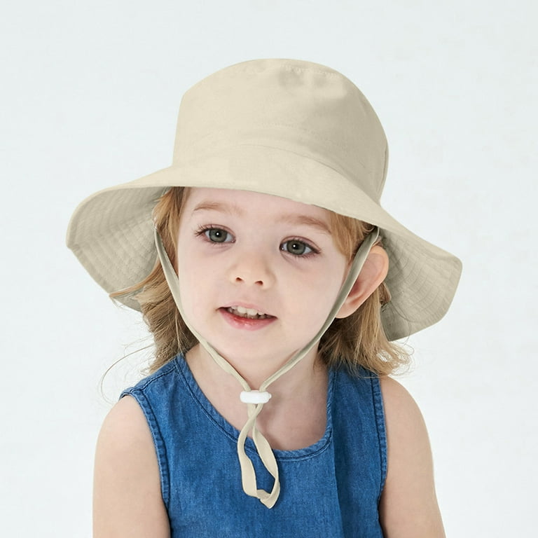 Infant sun hat with chin strap on sale